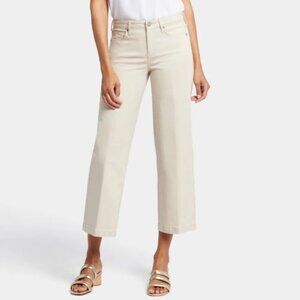 NYDJ - Teresa Wide Leg Ankle Jeans - Feather -  size 6 - NWT